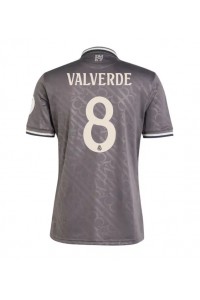 Real Madrid Federico Valverde #8 Voetbaltruitje 3e tenue 2024-25 Korte Mouw